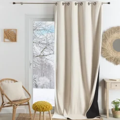 RIDEAU VOILE SABLE CHAMPAGNE-240X240