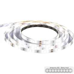 Ruban LED blanc et télécommande