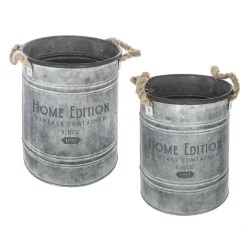 Seau Métal Collection x 2