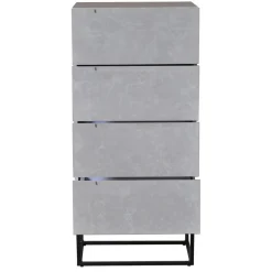 Semainier Logam 4 tiroirs Marbre