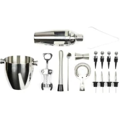 Set A Cocktail 16 Accessoires en Métal