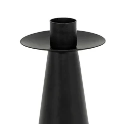 Set de 2 bougeoirs Automne métal noir