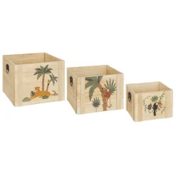 Set de 3 cagettes enfant