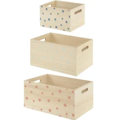 Set de 3 cagettes enfant