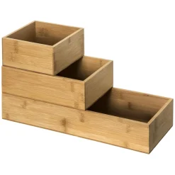 Set de 3 Organiseurs en Bambou