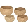 Set de 4 paniersen jonc de mer