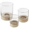 Set de 3 Photophores en Verre