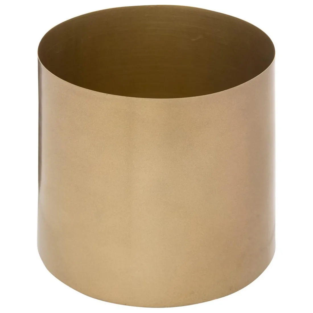 Set de 3 pots en métal doré MAX