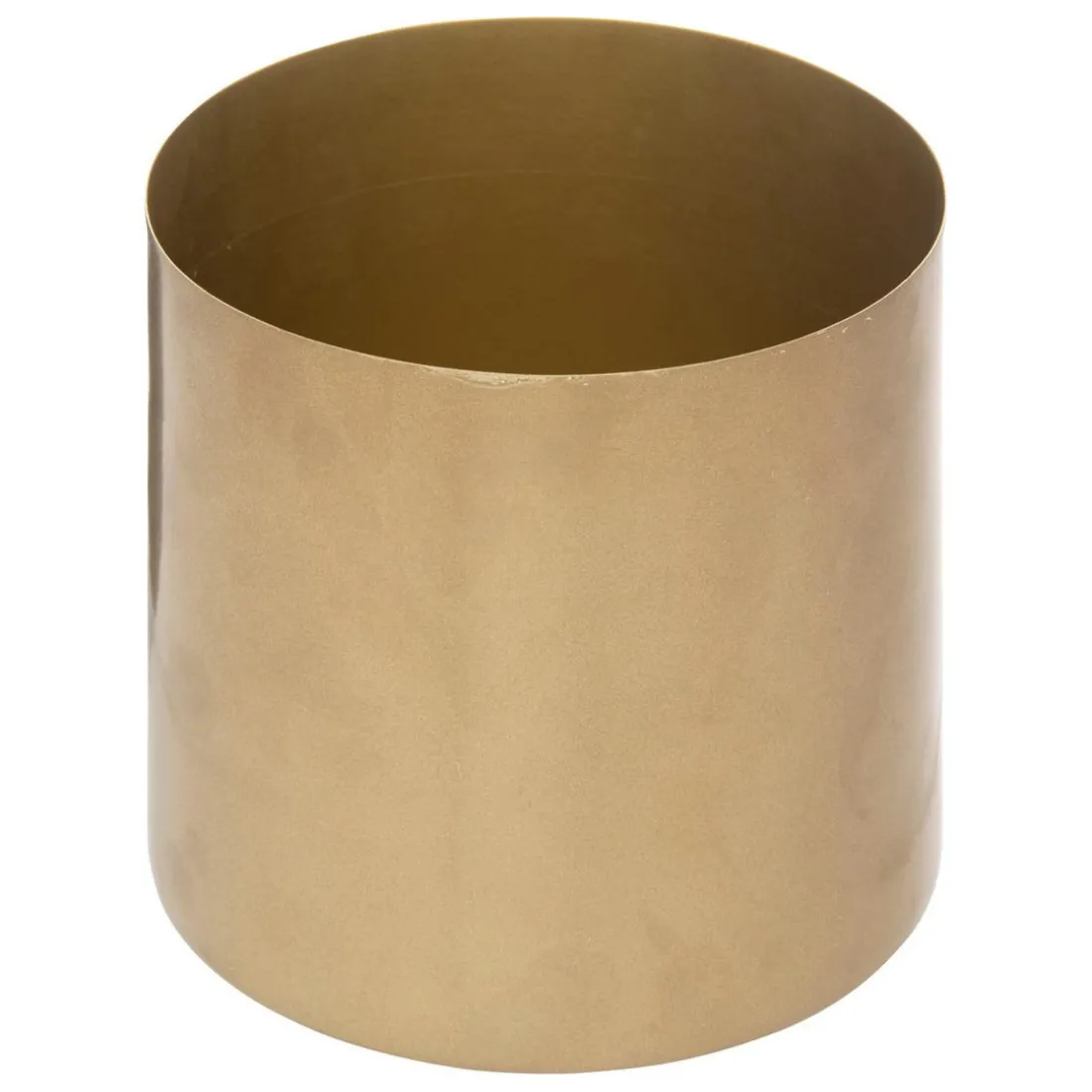 Set de 3 pots en métal doré MAX