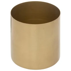 Set de 3 pots en métal doré MAX