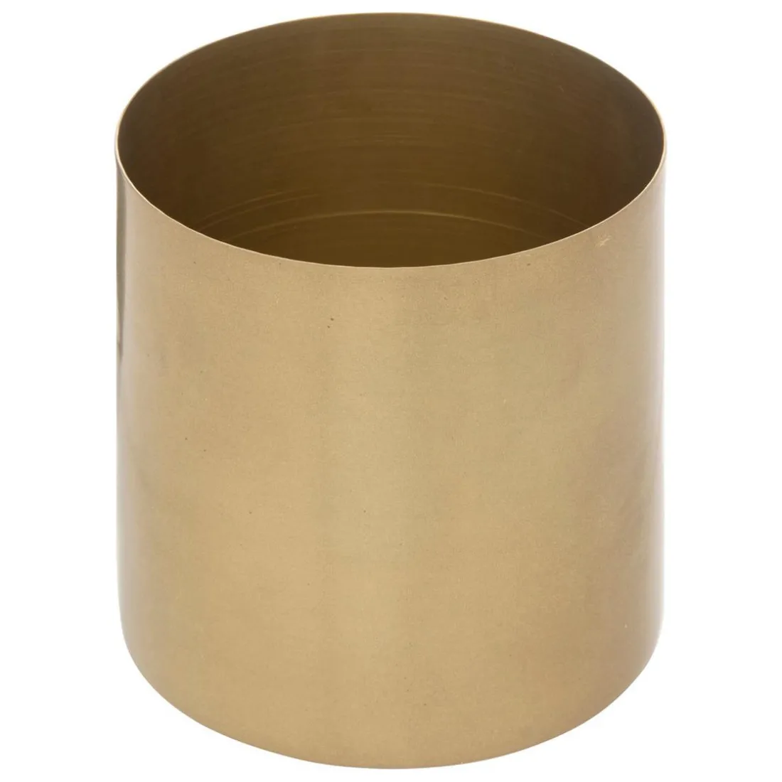 Set de 3 pots en métal doré MAX