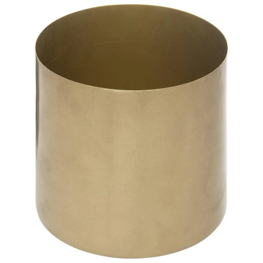 Set de 3 pots en métal doré MAX