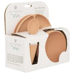 Set de repas terracota en silicone