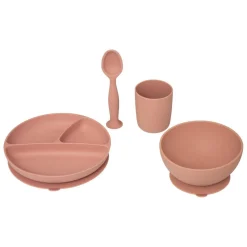 Set de repas terracota en silicone