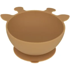 Set repas silicone girafe ocre