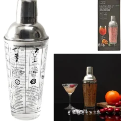 Shaker En Verre Avec Recettes 450ml M12