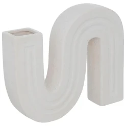 Soliflore blanc en céramique