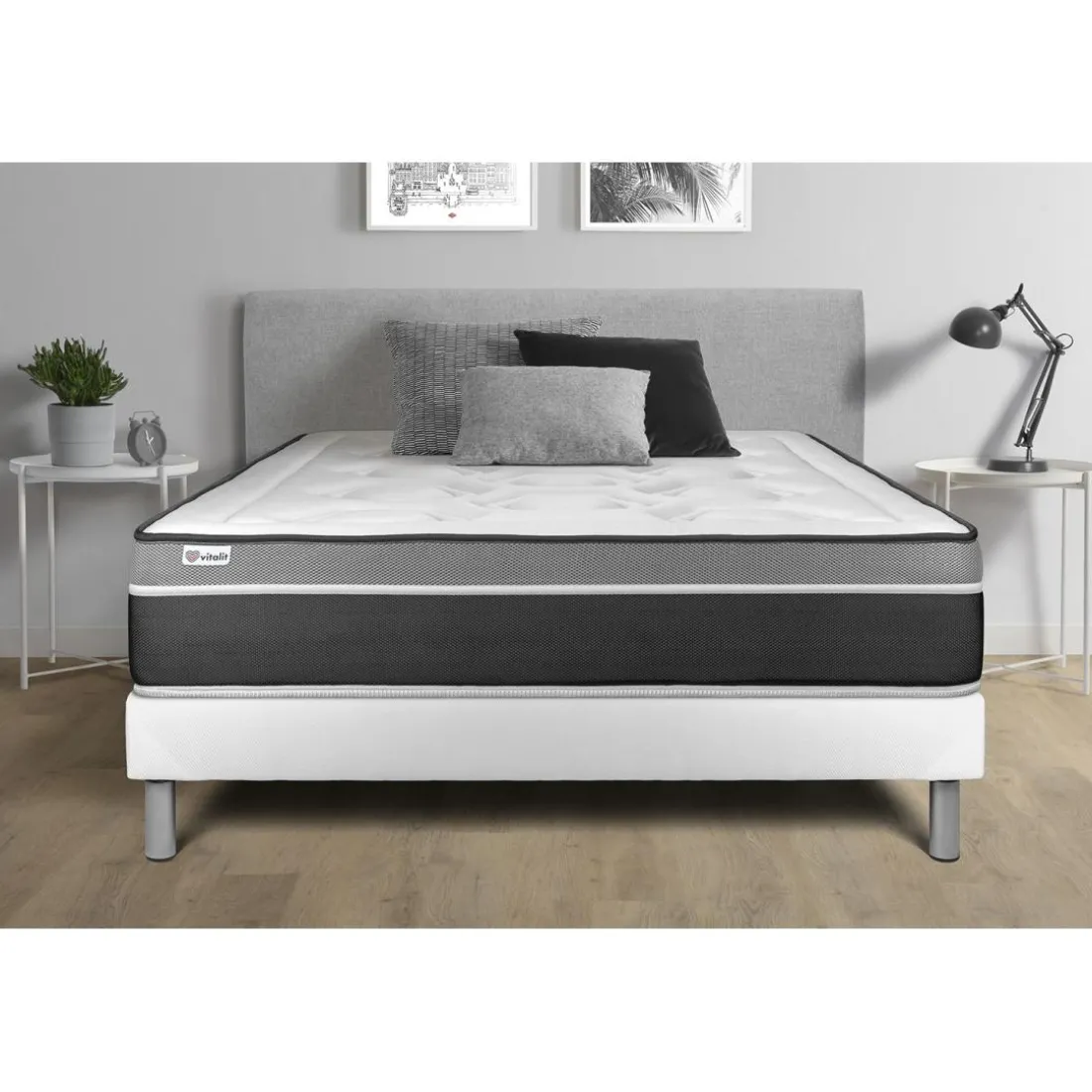 Sommier KIT VITALYSOM Blanc