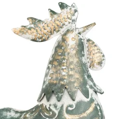 Statuette d'exterieur coq