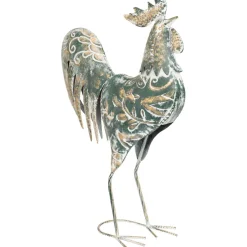 Statuette d'exterieur coq