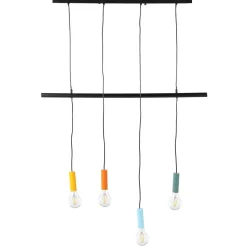 Suspension 4 couleurs en métal