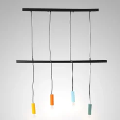 Suspension 4 couleurs en métal