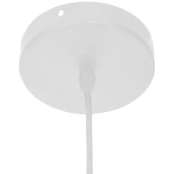 Suspension bouclette Tina blanc