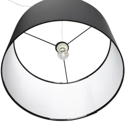 Suspension 'BUNGEE' ronde avec abat-jour noir