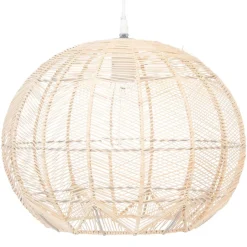 Suspension en rotin D38