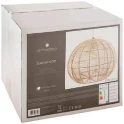 Suspension en rotin D38