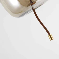 Suspension LED ODALYS Verre Transparent Fumé