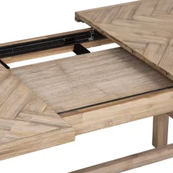 Table à diner Aeris 180-220x90cm beige