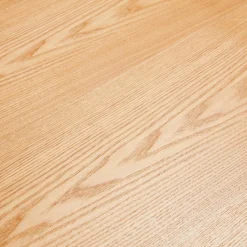 Table à diner avec pied central en x 'WALABY' en bois finition naturelle