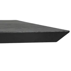 Table à diner design avec pied central en x 'WALABY' en bois noir