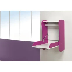 Table à langer prune