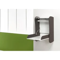 Table à langer taupe