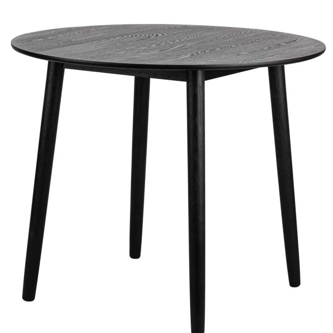 Table à manger 4 personnes ronde en bois Marron