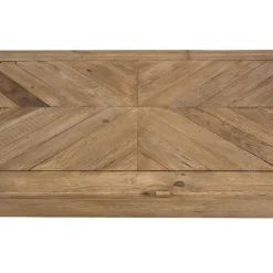 Table À Manger ANDRIAN Bois Pin Recyclé 200 X 90 Cm