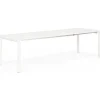 Table à Manger blanche 2 rallonges KIMMIE