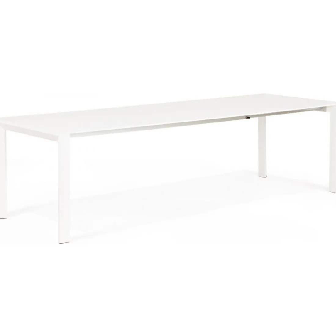 Table à Manger blanche 2 rallonges KIMMIE