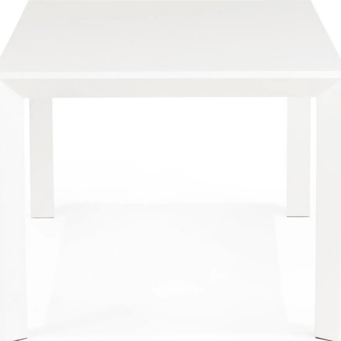 Table à Manger blanche 2 rallonges KIMMIE