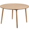 Table à Manger Design Ronde Scandinave Bois TRADITION 6P-MARRON