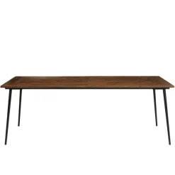 Table à manger rectangulaire en formes géométriques KIARA