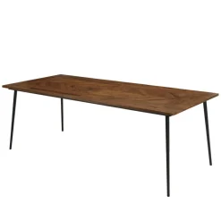Table à manger rectangulaire en formes géométriques KIARA