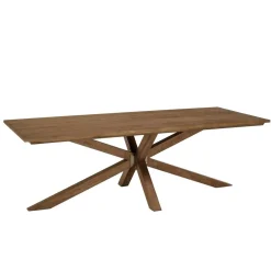 Table à manger rectangulaire 240x100cm en bois teck recyclé