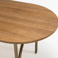 Table à manger YSEULT bois Peuplier 160x80cm