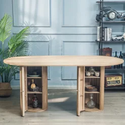 Table a Manger 6 personnes Ovale Bois