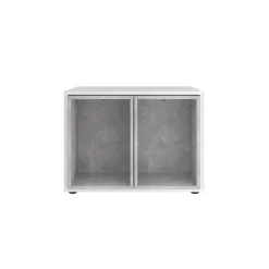 Table basse avec caissons amovibles JOKER 1 gris béton