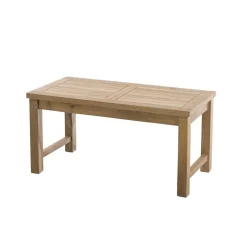 Table basse de jardin 90 x 45 cm en bois Teck