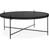 Table basse de salon 'KOLOS BIG' noire